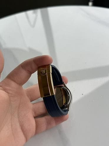 tek pencek: İşlənmiş, Qol saatı, Rolex, rəng - Mavi — 2