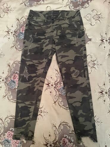 sarımsaq yağı qiyməti: Şalvar, Bershka, S, rəng - Ağ — 4