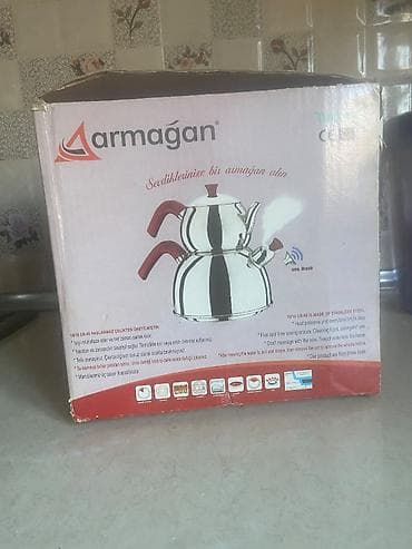 Yeni, rəng - Yaşıl, Dəm caydanı, Paslanmayan polad, 3 l, Türkiyə — 6