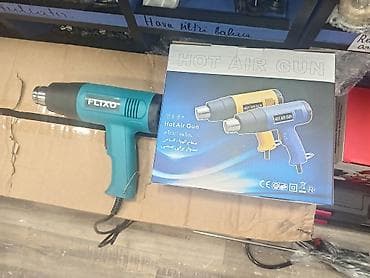 Ручные механические инструменты: FLIXO isti hava fenı (Hot Air Gun) - İstifadə məqsədləri: rəng və — 1