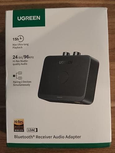 Audio: UGREEN BT505 Bluetooth 6,0 Audio Receiver (LDAC, Hi‑Res) — 4