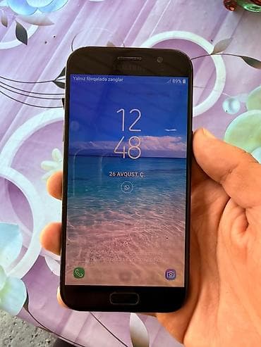 samsung netbook: Samsung Galaxy A5 2017, 32 GB, rəng - Qara, Sensor, Barmaq izi, İki sim kartlı — 9