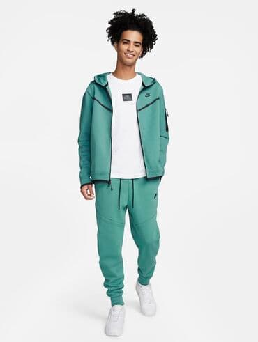 qaqa desti: Мужской спортивный костюм, Nike, M, цвет - Зеленый — 4