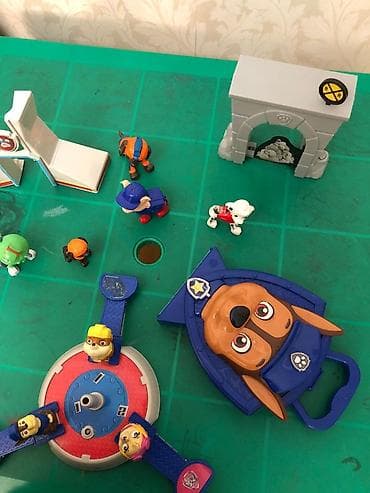 it qovan cihaz: Paw Patrol temalı oyuncaq dəsti - Mövzu: Paw Patrol (İtfaiyəçi — 9