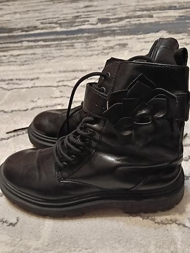 deri godekceler: Zara, Ölçü: 35, rəng - Qara, İşlənmiş — 4