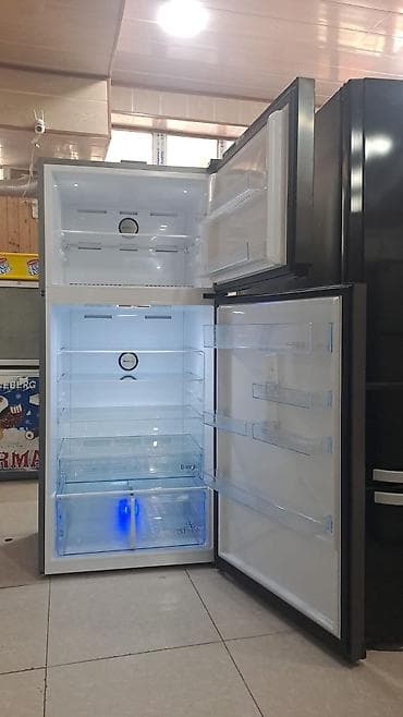 dvd changer system: İki qapılı üstdən donduruculu soyuducu - Rəng: tünd boz (inox — 1