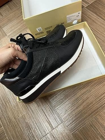 krasovkalar qadin ucun: Michael Kors qadın idman ayaqqabısı - Model: Michael Kors (arxa — 1