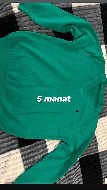 mektebli cantasi: Uşaq geyimləri dəsti - 2 ədəd trikotaj qolçusuz sviter: biri tünd göy — 3