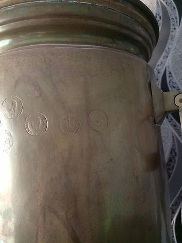 nargiz necef pdf: Qədim samovar, 1885 il, Mis, Vəziyyəti: Yaxşı — 4