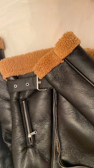 xizək gödəkçəsi: Зимняя куртка-дубленка из искусственной кожи. /Qış gödəkçəsi Süni — 3