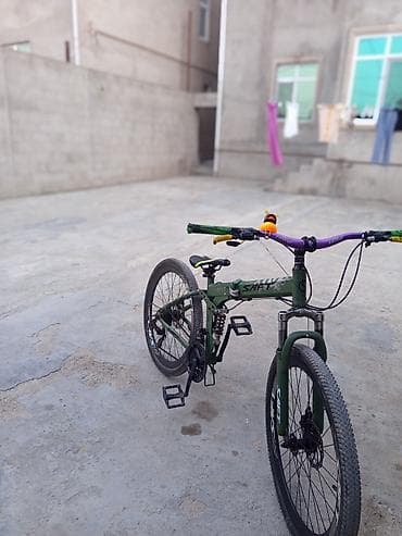mini velosiped: Şəhər/dağ tipli velosiped – SAFIY markası - Rəng: zeytun-yaşıl — 5