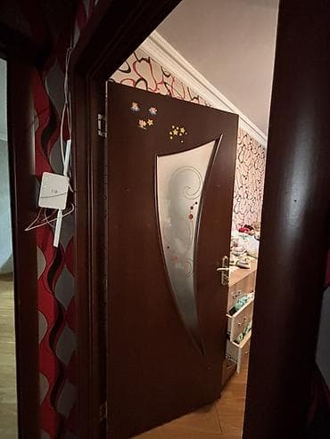 qapi avropa: Mebelli otaq qapıları – dekorativ şüşə panelli - Material: ağac — 5
