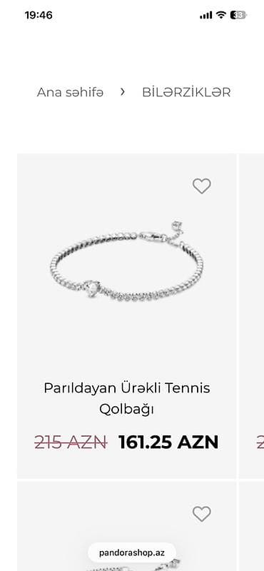 Bilərzik, Pandora, Gümüş lalafo.az -da Bilərzik, Pandora, Gümüş