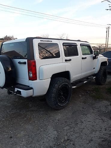 disk qabı: Hummer H3, ağ rəng, off-road üçün təkmilləşdirilmiş komplektasiya — 5