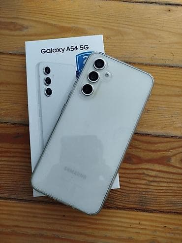 irşad samsung a34: Samsung Galaxy A54 5G, 256 GB, rəng - Ağ, İki sim kartlı, Face ID, Sənədlərlə — 1