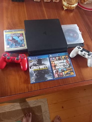 PlayStation 4 Slim oyun konsolu paketi Komplekt: - PS4 Slim (qara — 1
