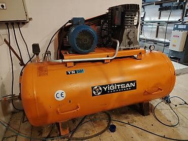 Qayçılar, bıçaqlar: Yiğitsan Kompressor – model YN 501 - Tip: Porşenli, yağlı hava — 6