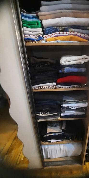 pol seki: İşlənmiş, 2 qapılı, Güzgülü, Qəhvəyi, Digər material, Kupe, Düz dolab — 2