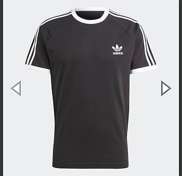 черно белые мужские футболки: Мужская футболка, Adidas, S, цвет - Черный — 3