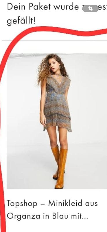cekme: Kokteyl donu, Mini, Topshop, S — 1