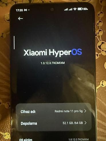 internet tv box: Redmi Note 11 Pro, 64 GB, İki sim kartlı — 1