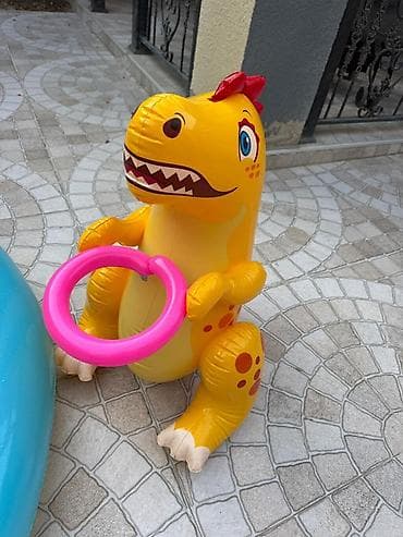 Uşaq üçün şişmə “Dino Park” su hovuzu və oyun meydançası 111 azn — 3