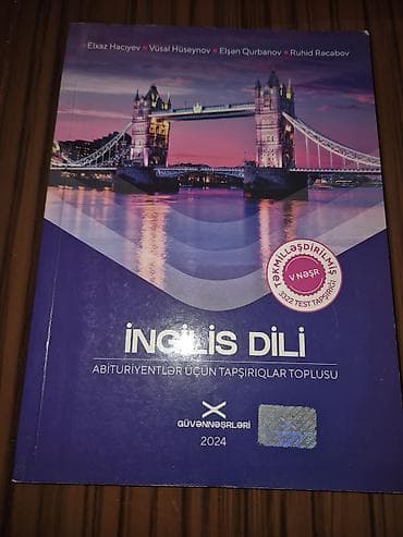 Məhsul: “İngilis Dili – Abituriyentlər üçün tapşırıqlar toplusu” — 1