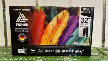zimmer smart tv: Ficher 32" (81 sm) Smart TV – yeni model, smartdır və istifadə — 1