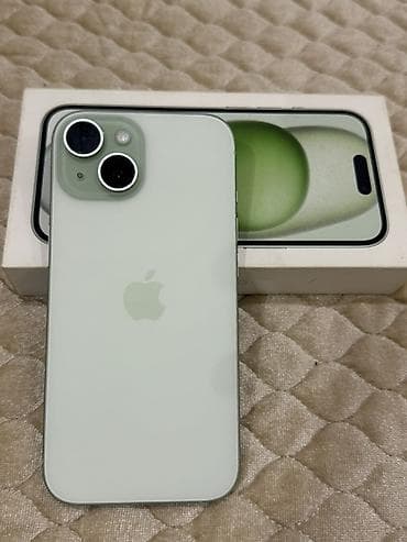 iphone s7: IPhone 15, 128 GB, Yaşıl, Face ID — 2