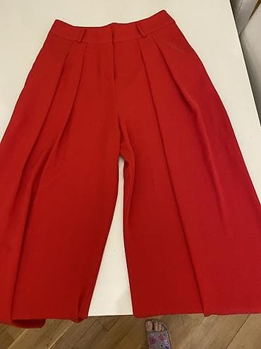 desd paltarlar: Mira Mia qadın kostyumu – qırmızı rəngdə şık dəst - Üst: düyməsiz — 3