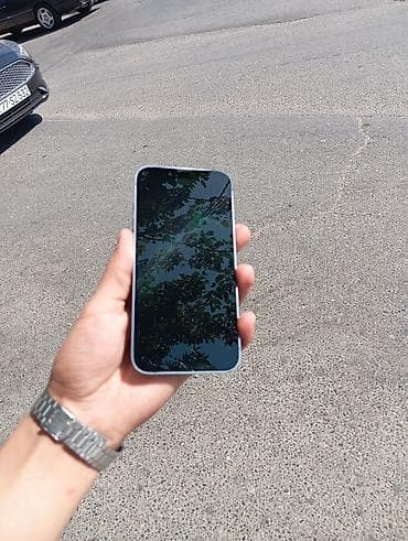 apple imac: IPhone 14, 128 GB, Mavi, Qırıq — 6