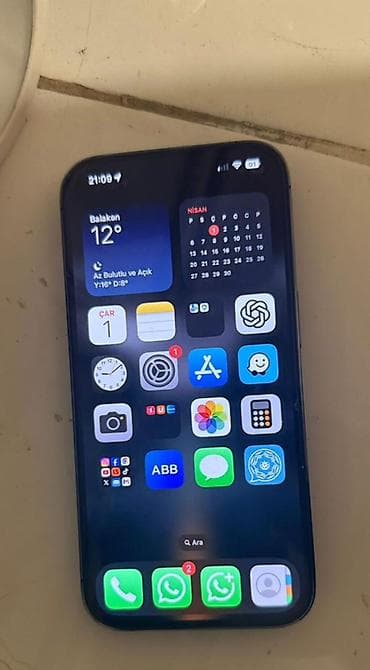telefon 80 azn: IPhone 14 Pro, 128 GB, Deep Purple, Face ID — 1