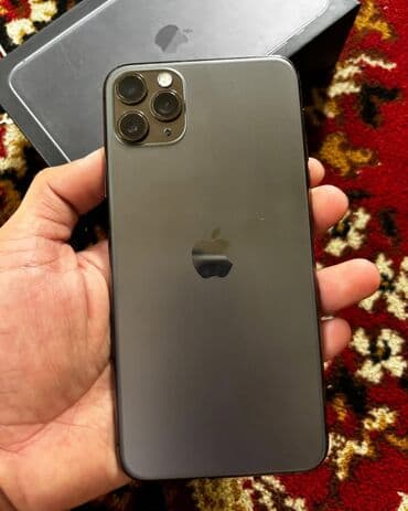 İnformatika: IPhone 11 Pro Max, 512 GB, Qara, Zəmanət, Simsiz şarj, Face ID — 2