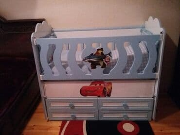 Beşiklər: Oğlan və qız üçün, Dördbucaq, Beşik, Dəst ilə, Matras ilə, Yellənmə mexanizmsiz — 2