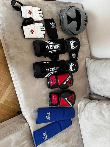 kask boks: İdman dəsti, Adidas, Standart, rəng - Qara — 9