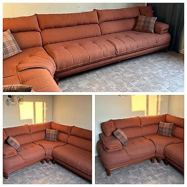 divan kruqlu: Künc divan, İşlənmiş, Açılan, Bazasız, Parça, Çatdırılma yoxdur — 1