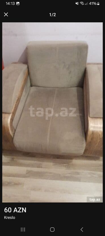 Kreslo, Parça, Kredit yoxdur, Çatdırılma yoxdur