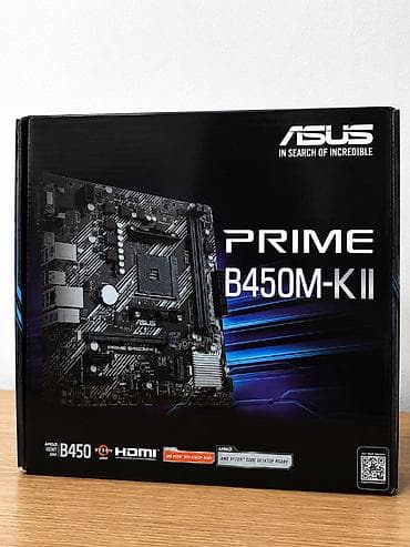 apple mini 4: Ana Platası Asus ASUS Prime B450M-K II, İşlənmiş — 1