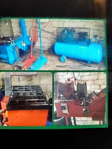 Kampresor 200 litrik Avtoservis/şin montaj avadanlıqları komplekti