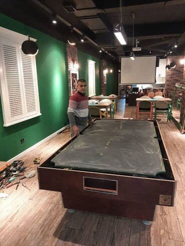 nerd taxta satisi: Pul stolu 8 fut Amerikan pul stolu satilir Qara mermerden.temiz — 4