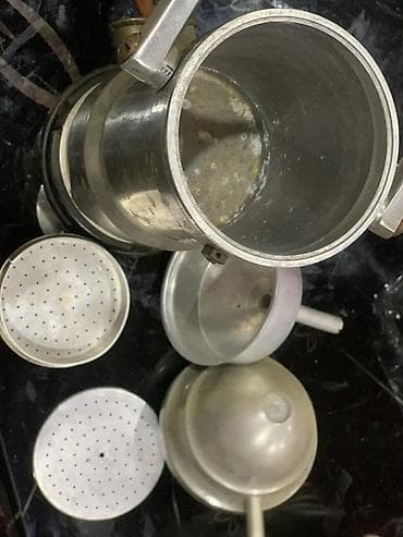 silver et ceken: Alüminium korpuslu köhnə tip elektrikli qəhvə dəmləyən aparat - — 5