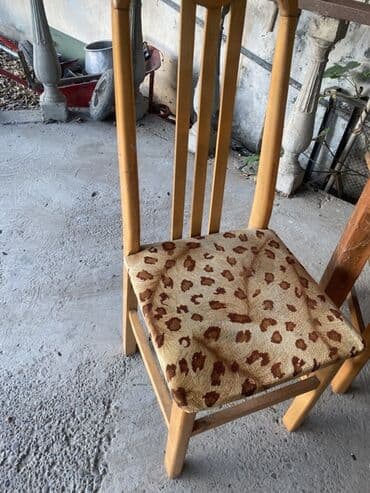 офисная мебель в баку: Mətbəx üçün, İşlənmiş, Açılmayan, Dördbucaq masa, 4 stul — 2