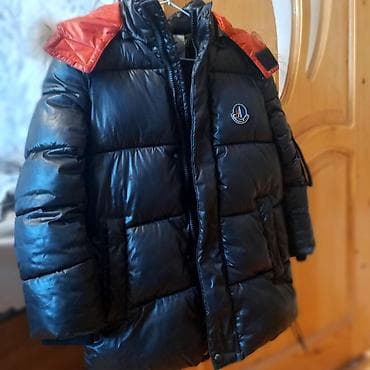 Uşaq üçün qışlık şişmə kurtka - Rəng: qara, iç hissədə qalın