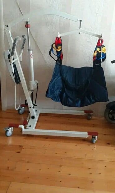 Tulumlar: Əlillər üçün elektrik qaldırıcı Əlil qaldırıcı krani qurqu. Teze — 6