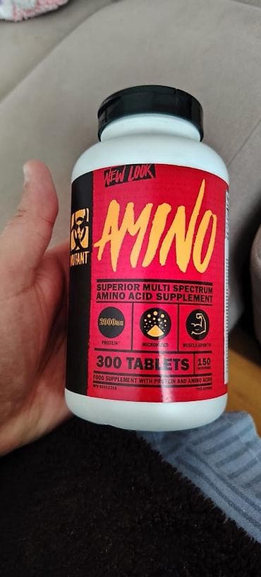 whey protein isolate: Mutant AMINO – çoxspektrli amin turşusu əlavəsi - Format: tablet - — 1