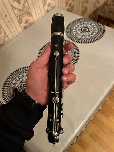 шамси кларнет: Klarnet A Çimmerman 4 oçki yaxşi veziyyetde kökü dübbedüz bütün — 5