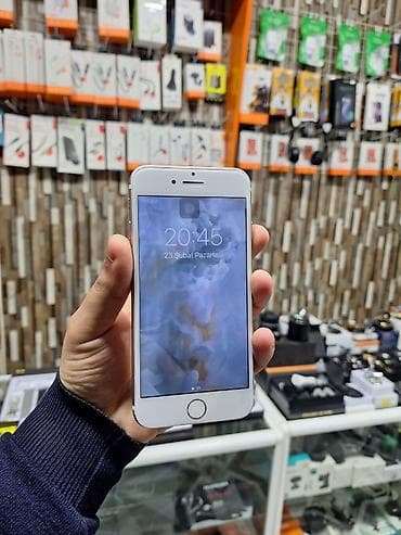 honor x7b qiymeti: IPhone 7, 32 GB, White Titanium, Barmaq izi — 1