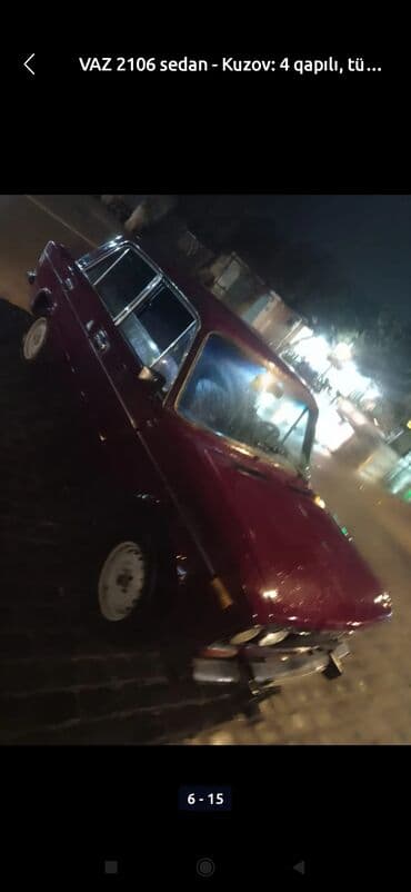 mercedes sürətlər qutusu: VAZ 2106 sedan - Kuzov: 4 qapılı sedan, klassik “şestoy” dizaynı - — 2