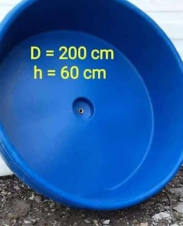 1 tonluq: Bak, Plastik, 10000 l l, Yeni — 6