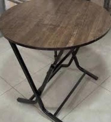 tap az masa ve oturacaqlar: Mətbəx masası, Yeni, Qatlanan, Metal, Yumru masa — 2